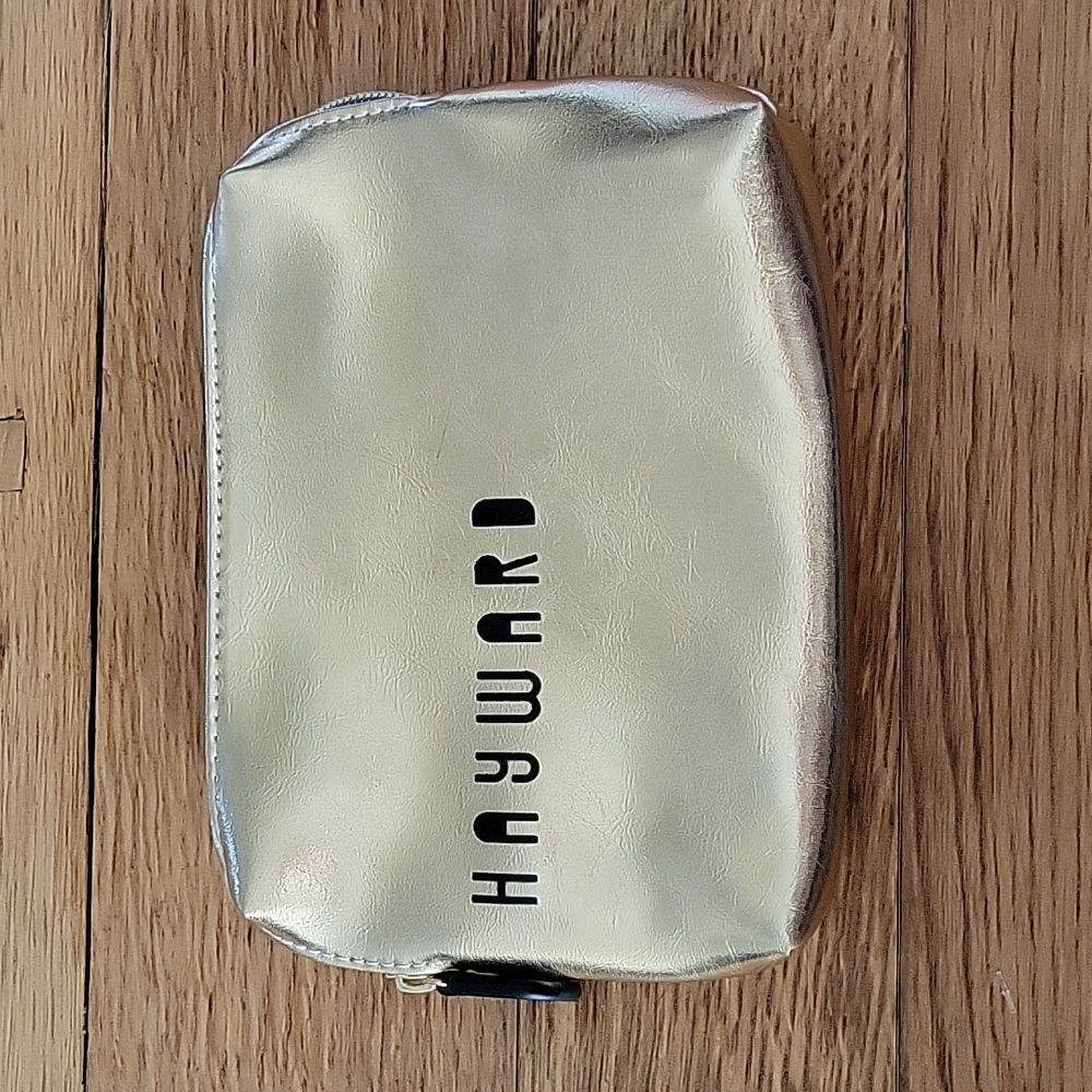 Hayward Gold Makeup Bag